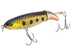 Fishing Lures Prop Floating Black/Gold